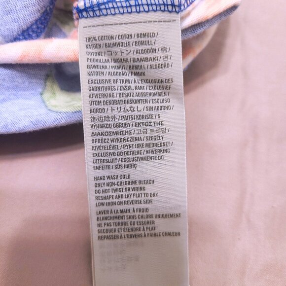 Hollister Blue Floral Ruffle Tank Top | Size Small - Picture 7 of 10